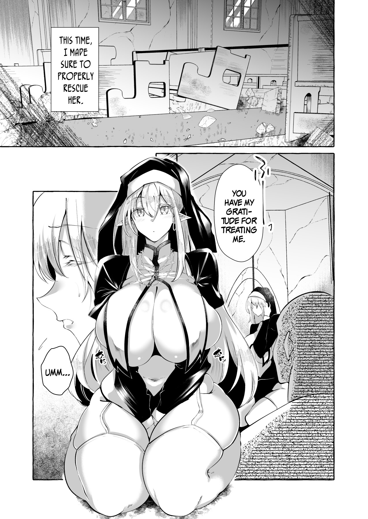 hentai manga Never Seen Series - Opportunistic Lust - An Elf Was Lying Right There So I Tried Pranking Her